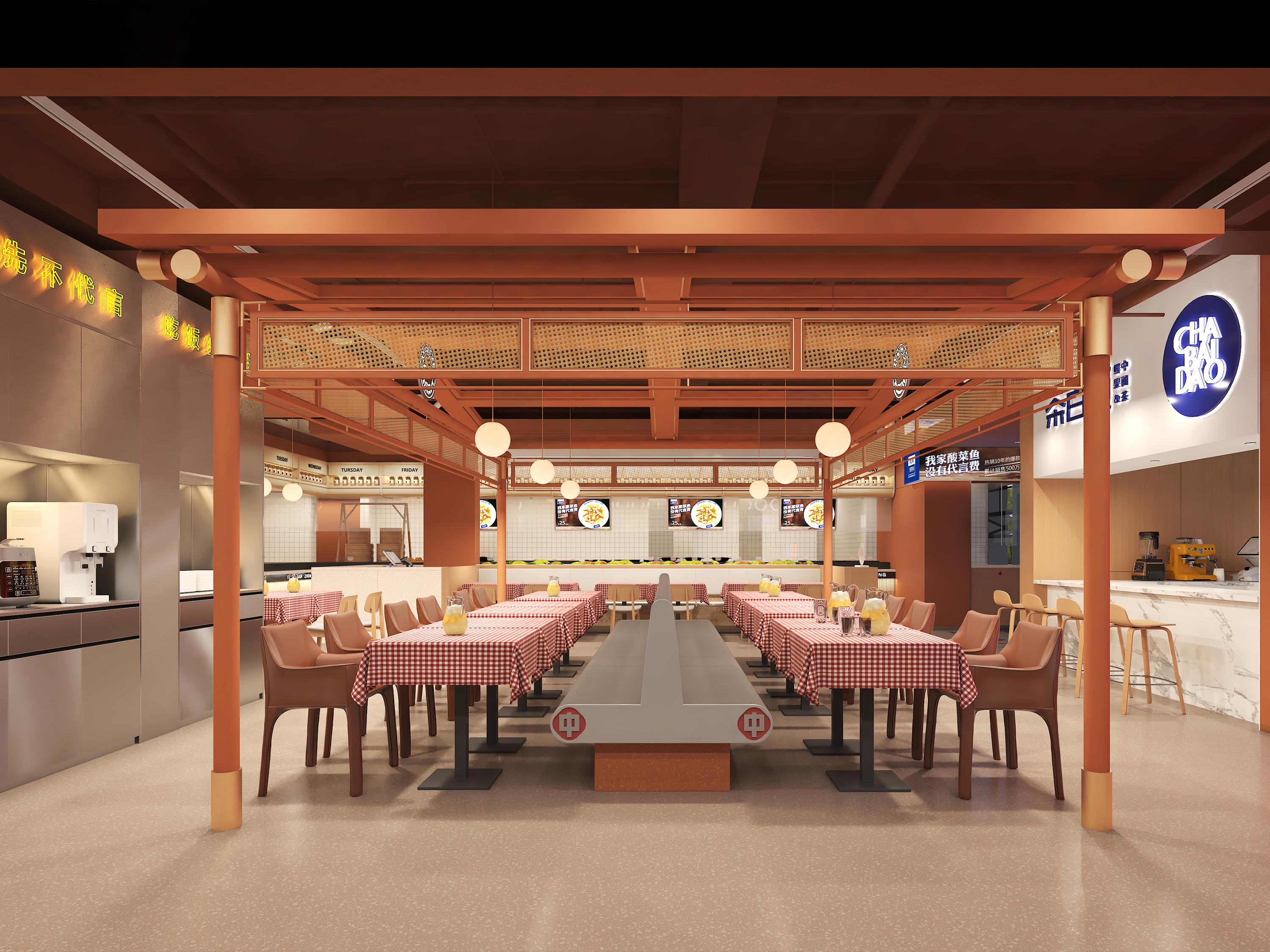 雪山店天天中餐饮空间设计案例