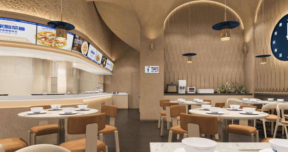 【天天中】中式快餐店空间设计案例